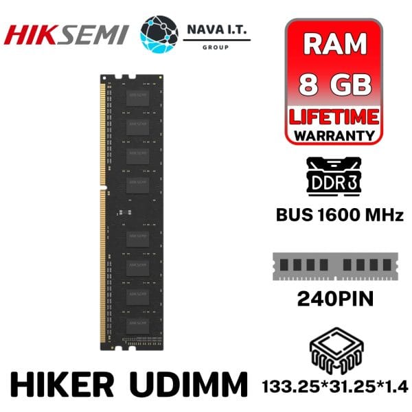 وحدة ذاكرة سطح المكتب DDR3 من هيكسيمي، 8 جيجابايت