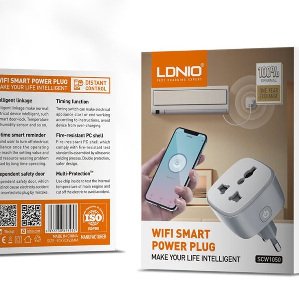 Ldnio Wi-Fi Smart Power Socket SCW1050