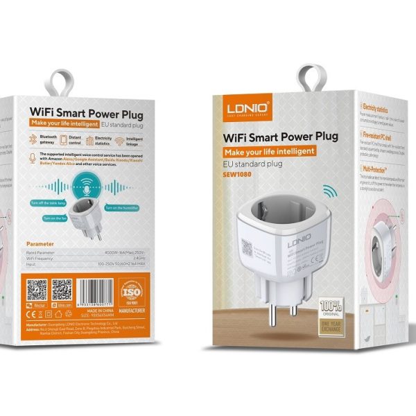 LDNIO Wi-Fi Smart Power Socket SEW1080