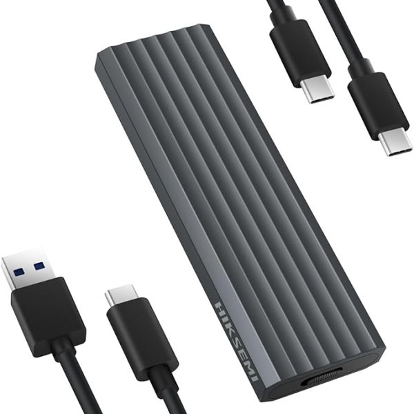 HIKSEMI M.2 NVME SSD Enclosure, USB C 3.2 Gen 2 10Gbps M2 USB mdc1