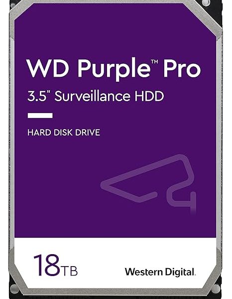 WD Purple Pro 18TB SATA 3.5" Hard Drive