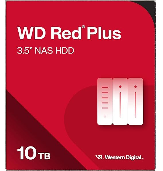 WD Red Plus Internal NAS HDD 3.5" -10TB