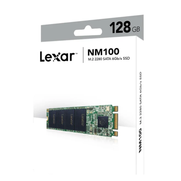 Lexar NM100 128 GB M.2 SATA III (6Gb/s) Solid-State Drive