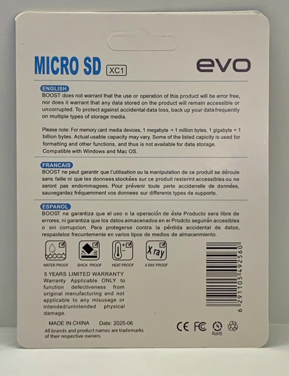 evo microSDHC UHS-I 92 MB/s Card with Adapter 32GB - الصورة 3