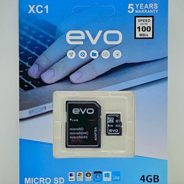 micro card evo Storage 4g with adabter